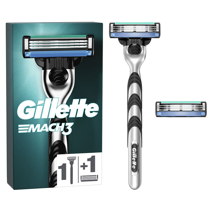 Ingrijire Personala - GILLETTE Mach3, aparat de ras, + 2 rezerve