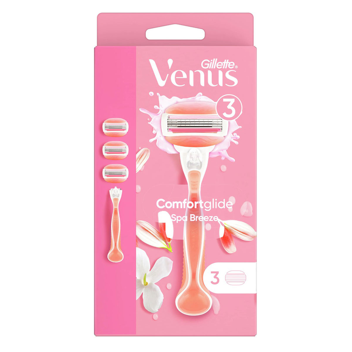 Ingrijire Personala - GILLETTE Venus Spa Breeze, aparat de ras, pentru femei + 3 rezerve