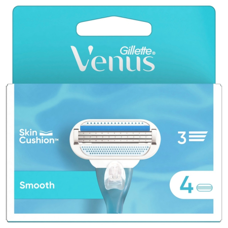 Ingrijire Personala - GILLETTE Venus Smooth, rezerva aparat de ras, pentru femei, 4 buc