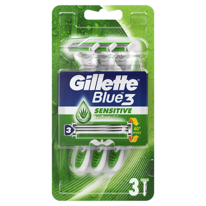 Ingrijire Personala - GILLETTE Blue III Sensitive, aparat de ras, 3 buc