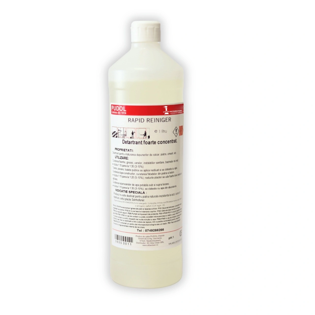 Detergenti profesionali - Rapid-Reiniger Detergent sanitar 1 l