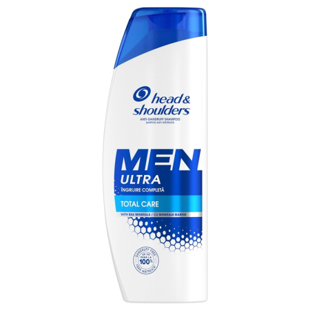 Ingrijire Personala - HEAD&SHOULDERS Men Ultra Total Care, sampon, pentru barbati, 625 ml