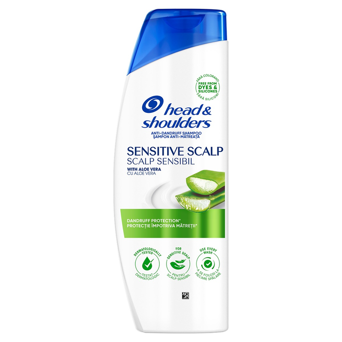 Ingrijire Personala - HEAD&SHOULDERS Ouzo, sampon, Sensitive, cu extract de aloe vera, 330 ml