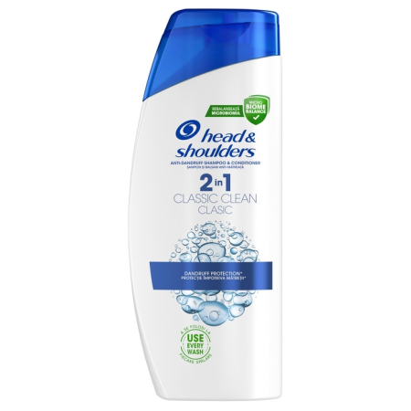 Ingrijire Personala - HEAD&SHOULDERS Classic Clean, sampon, 2in1 cu balsam, 500 ml