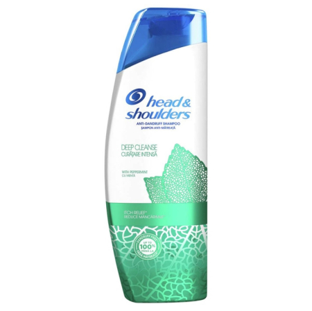 Ingrijire Personala - HEAD&SHOULDERS Deep Cleanse Itch Prevention, sampon, cu menta, 300 ml