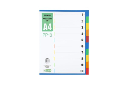 Rechizite si Papetarie - Index plastic A4 1-10 D.RECT