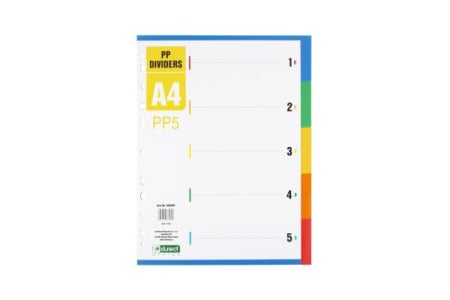 Rechizite si Papetarie - Index plastic A4 1-5 D.RECT