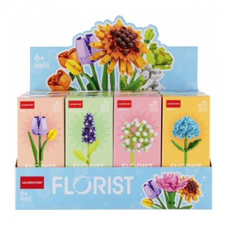 Jucarii Creative - Joc constructie puzzle flori## Mega Creative