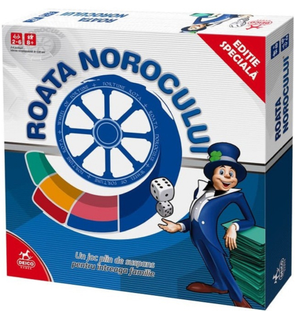 Jocuri - Joc pentru copii - Roata norocului - 2-6 jucatori,8+