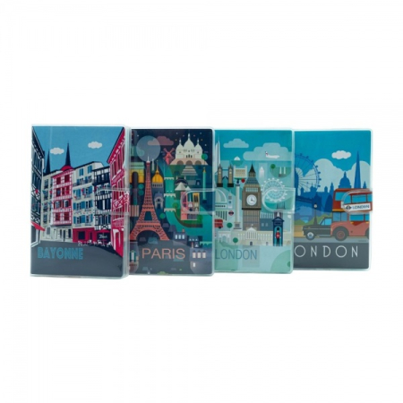 Agende si jurnale - Jurnal A7 CNX 1600-43, 160 pagini, orase europene