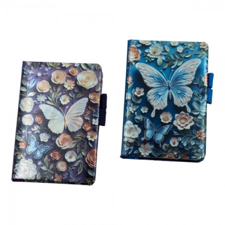 Papetarie birotica si rechizite - Jurnal C6 CNX 6500-35, 160 pagini, fluturi, coperta carton, cu suport de pix