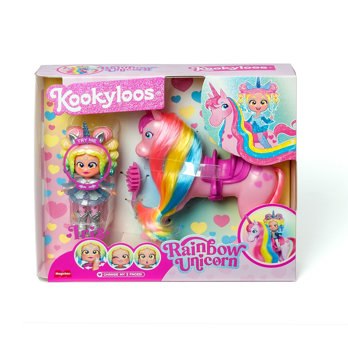 Jucarii Creative - KOOKYLOOS, set de joaca, Unicorn Curcubeu