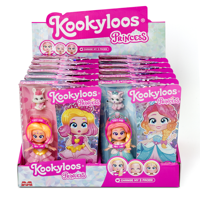 Jucarii Creative - KOOKYLOOS 6 modele, papusi, Princess, diverse modele