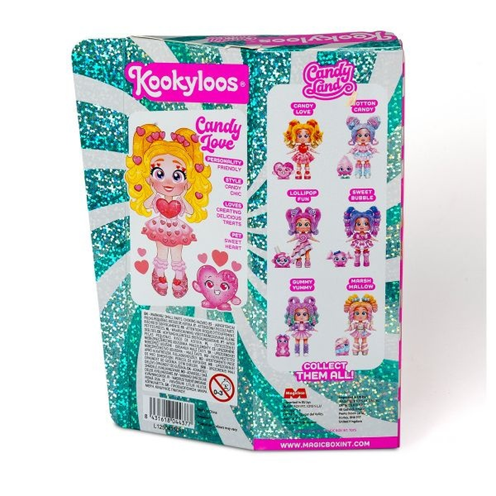 KOOKYLOOS Candy Land Candy love, papusa, 1 model