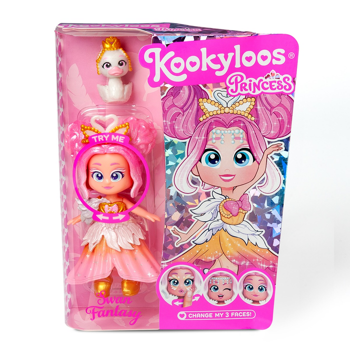 Jucarii Creative - KOOKYLOOS Princess Swan Fantasy, papusa