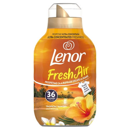 Produse Casa - LENOR Fresh Air Tropical Sunset, balsam de rufe, 36 spalari, 0.504 l