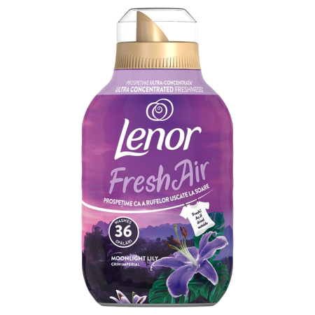 Detergenti - LENOR Fresh Air Fresh Moonlight Lily, balsam de rufe, 36 spalari, 0.504 l
