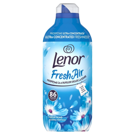 Detergenti - LENOR Fresh Air Fresh Wind, balsam de rufe, 86 spalari, 1.204 l