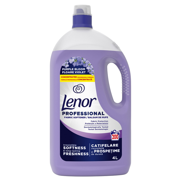 Detergenti - LENOR Professional Purple bloom, balsam de rufe, 200 spalari, 4 l