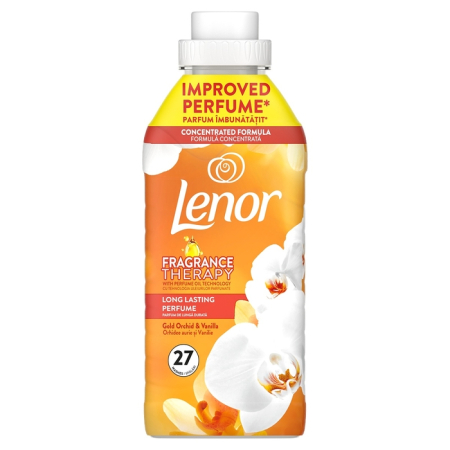 Detergenti - LENOR Gold Orchid&Vanilla, balsam de rufe, 27 spalari, 0.567 l