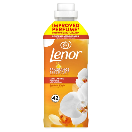 Detergenti - LENOR Gold Orchid&Vanilla, balsam de rufe, 42 spalari, 0.882 l