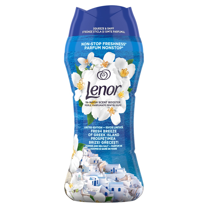 Produse Casa - LENOR Fresh Breeze Of Greek Island, perle parfumate pentru rufe, 195 g