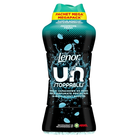 Detergenti - LENOR Unstoppables Fresh, perle parfumate pentru rufe, 735 g