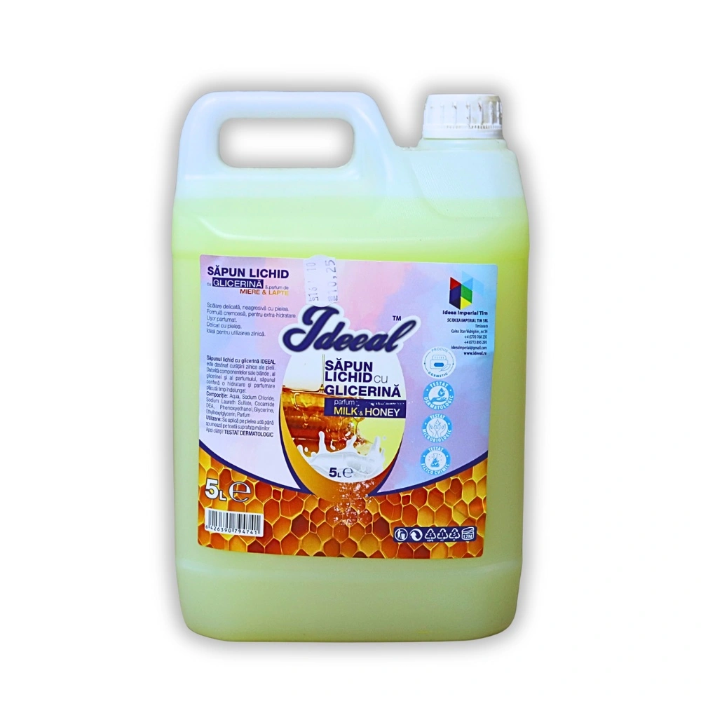 Detergenti profesionali - Miere & lapte Săpun lichid cu glicerină 5 l