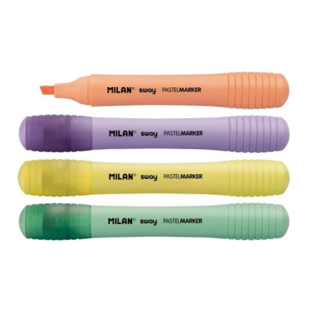 Markere si Carioci - Marker evidențiator pastel Sway set 4 MILAN