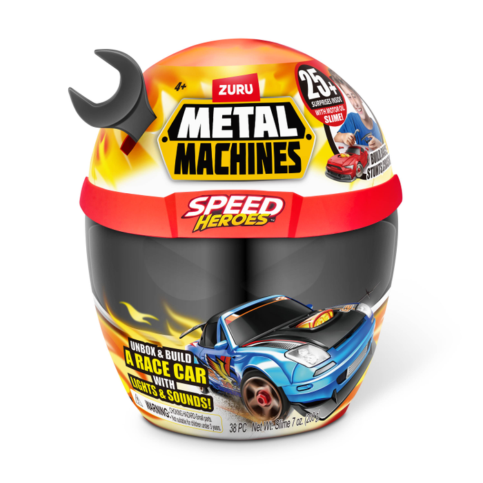 Jucarii Creative - METAL MACHINES diverse modele blind pack, vehicule, Speed Heroes