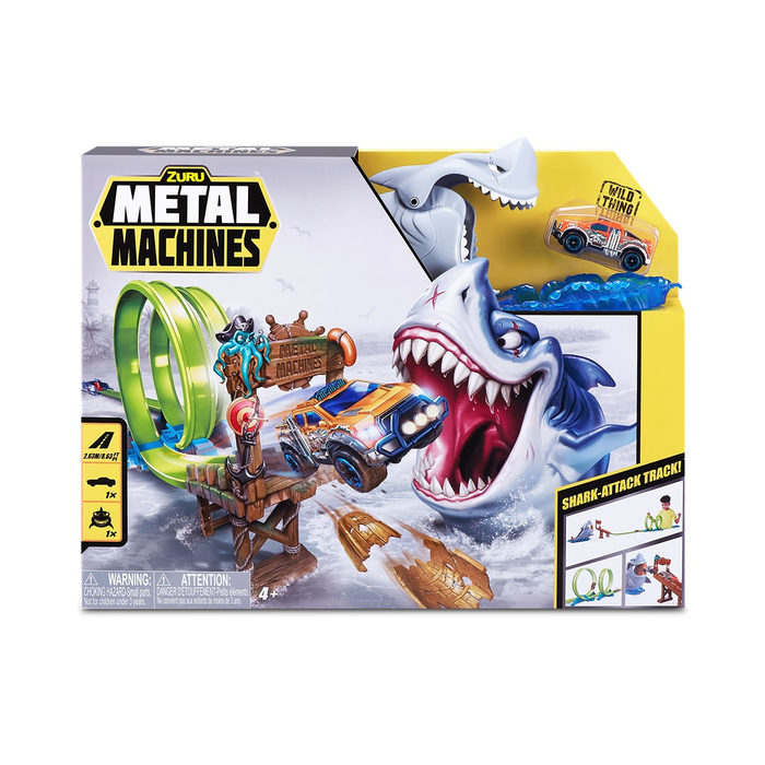 Jucarii interactive - METAL MACHINES, set de joaca, Pista rechinului