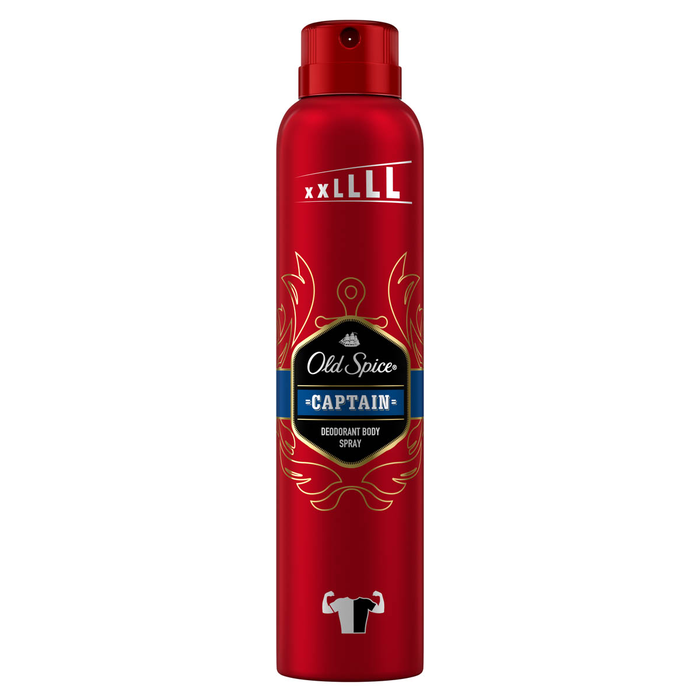 Ingrijire Personala - OLD SPICE Captain, deodorant antiperspirant, spray, 250 ml
