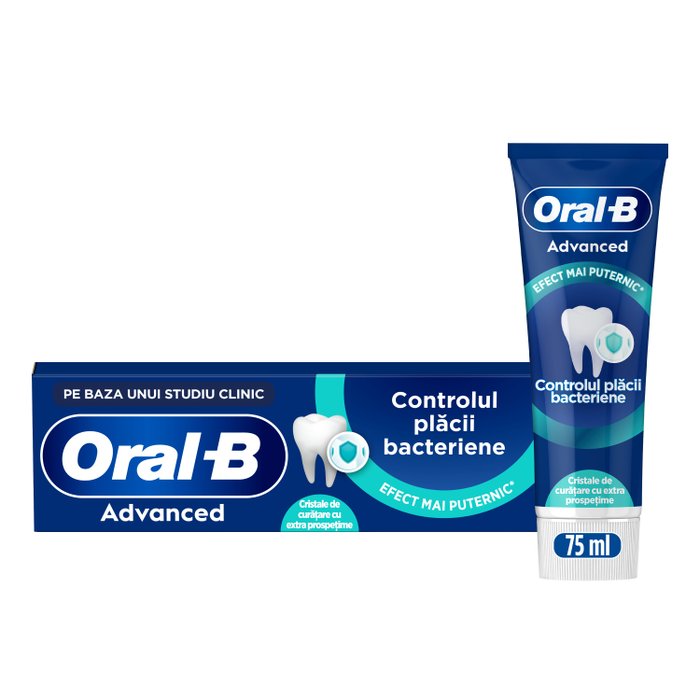 Ingrijire Personala - ORAL-B Advanced, pasta de dinti, Plague control, menta, 75 ml