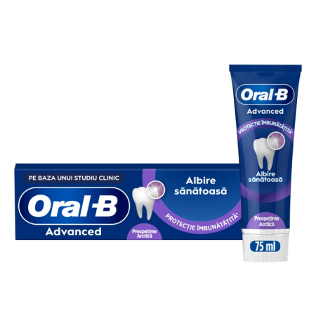 Ingrijire Personala - ORAL-B Advanced, pasta de dinti, Whitening, artic fresh, menta, 75 ml