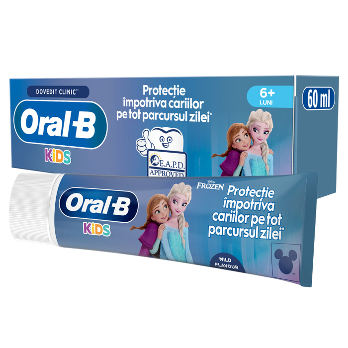 Ingrijire Personala - ORAL-B Kids Frozen, pasta de dinti, pentru copii, 6 luni+, 60 ml