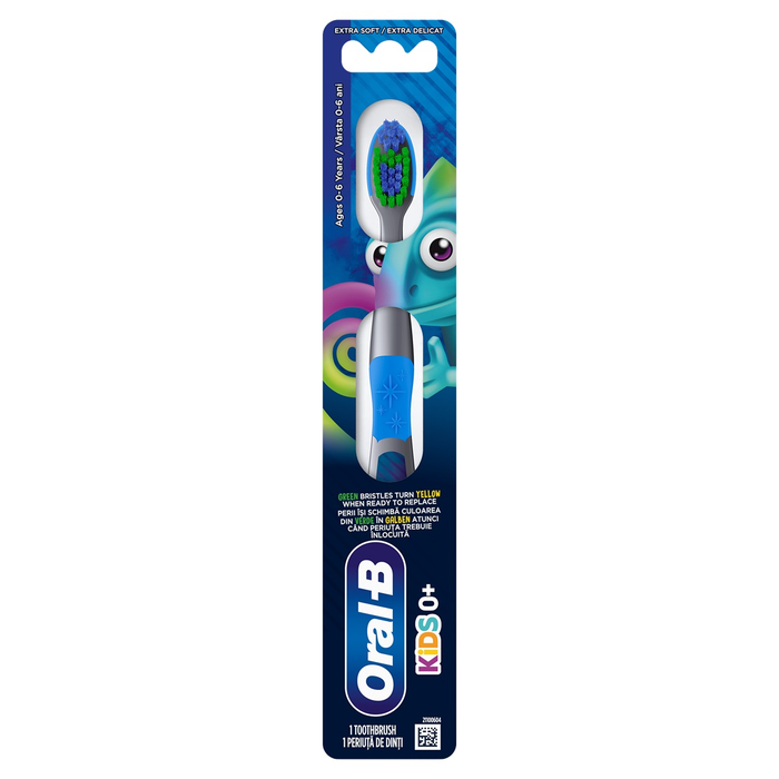 Ingrijire Personala - ORAL-B Kids 0+, periuta de dinti, extra soft, 0 - 6 ani, 1 buc