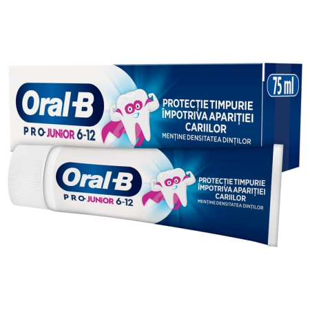 Ingrijire Personala - ORAL-B Pro Junior, pasta de dinti, pentru copii, 6-12 ani, 75 ml