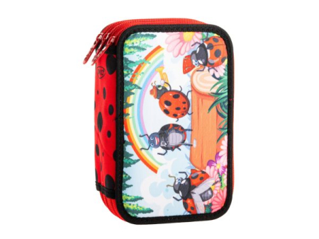 Penare - Penar 3 fermoare neechipat Ladybug DACO