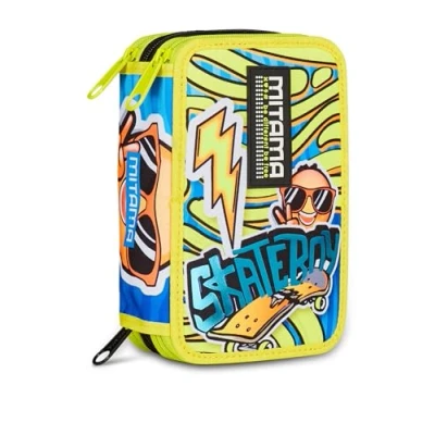 Papetarie birotica si rechizite - Penar Mitama cu 3 compartimente, Super Triple Flash