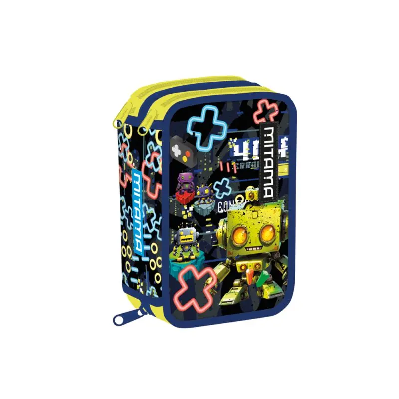 Rechizite si Papetarie - Penar Mitama cu 3 compartimente, TRIPLE GAMING404