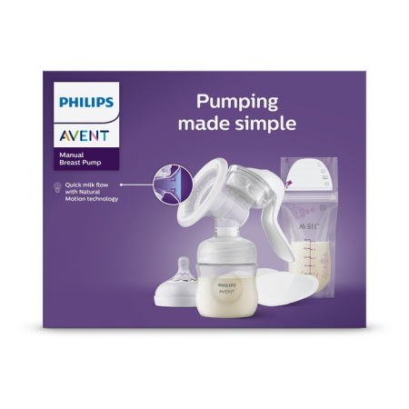 Produse nou-nascut - PHILIPS SCF430/20 Avent, accesorii ingrijire bebe, pompa manuala, 1 buc