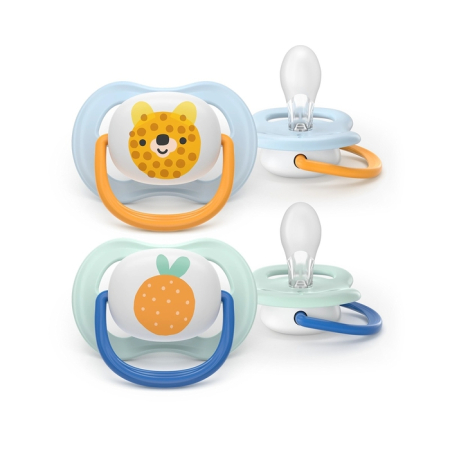 Produse nou-nascut - PHILIPS SCF080/23 Avent Ultra Air, suzeta, 0 - 6 luni, 2 buc