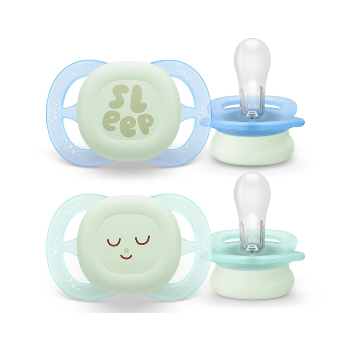 Produse nou-nascut - PHILIPS SCF075/18 Avent Ultra Start, suzeta, 0 - 2 luni, 2 buc