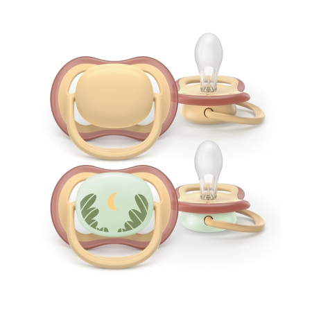 Produse nou-nascut - PHILIPS SCF087/09 Avent Ultra Air, suzeta, 0 - 6 luni, 2 buc
