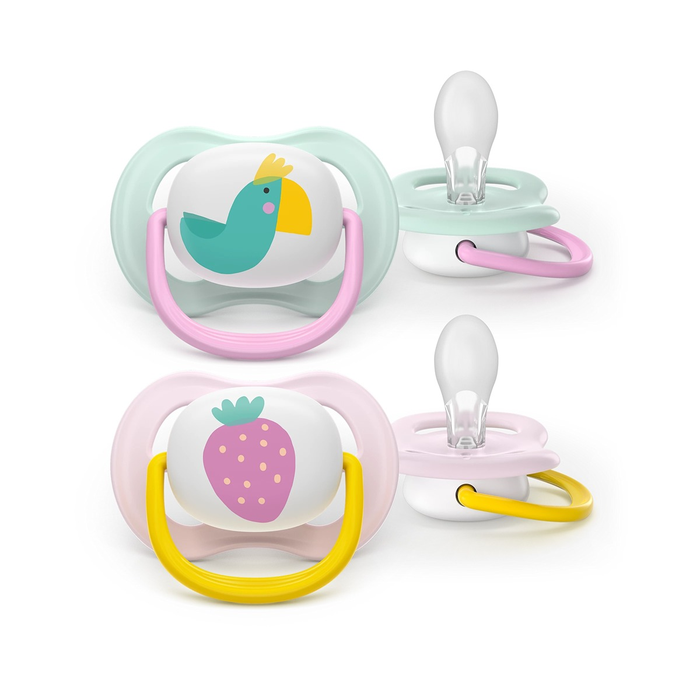 Produse nou-nascut - PHILIPS SCF080/24 Avent Ultra Air, suzeta, 0 - 6 luni, 2 buc