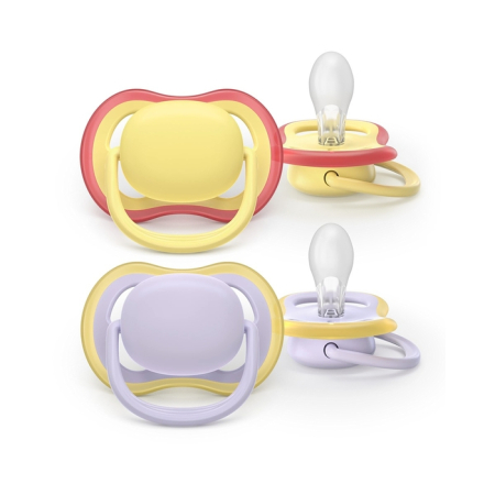 Produse nou-nascut - PHILIPS SCF087/03 Avent Ultra Air, suzeta, 0 - 6 luni, 2 buc