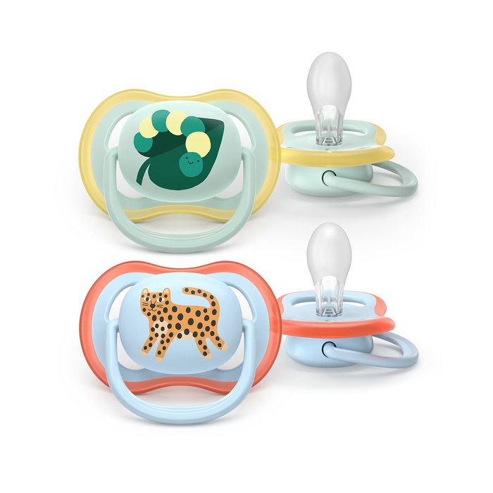 Produse nou-nascut - PHILIPS SCF087/02 Avent Ultra Air, suzeta, 0 - 6 luni, 2 buc