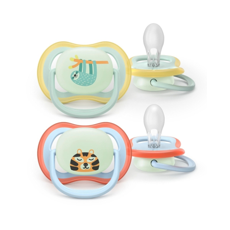Produse nou-nascut - PHILIPS SCF376/24 Avent Ultra Air, suzeta, 0 - 6 luni, 2 buc