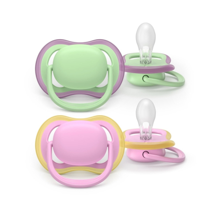 Produse nou-nascut - PHILIPS SCF087/12 Avent Ultra Air, suzeta, 6 - 18 luni, 2 buc