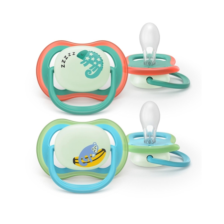 Produse nou-nascut - PHILIPS SCF376/28 Avent Ultra Air, suzeta, 6 - 18 luni, 2 buc